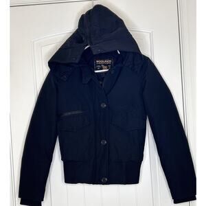 WOOLRICH Womens Down Arctic Parka Ramar Cloth Jacket Hooded Sz XS